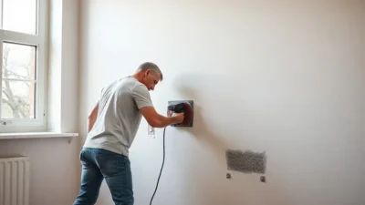 szpachlowanie w Skierniewicach — etapy pracy krok po kroku